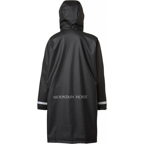 2025 Mountain Horse Womens Drizzle Rain Poncho 345401 - Black
